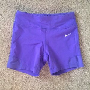 Like NEW - Purple Nike Dri Fit spandex shorts